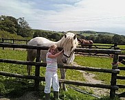 Iona, nicely settled with her new family