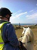 Iona's first visit to the seaside
